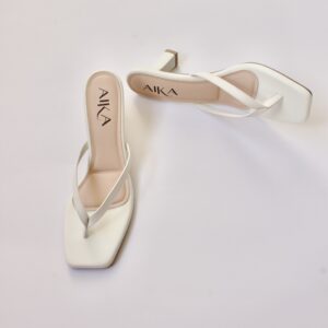 Thong Heels Blanco